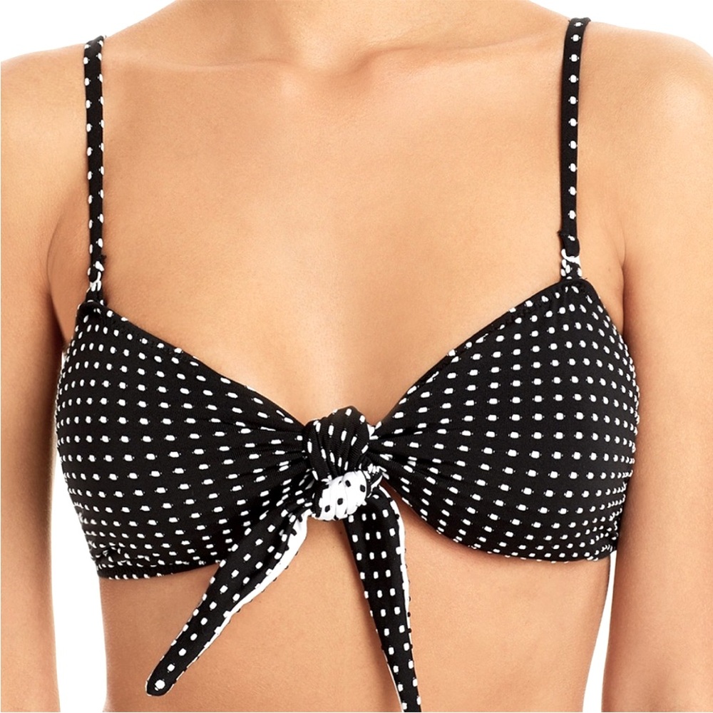 Solid & Striped Polka Dot bikini TOP